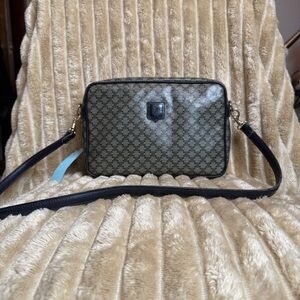 Celine NAVY and GRAY Crossbody Bag